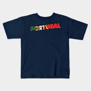 Portugal Vintage style retro souvenir Kids T-Shirt